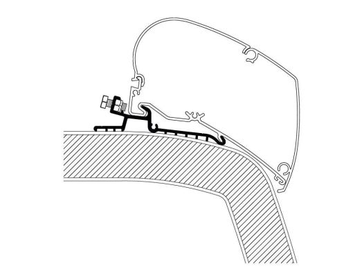 Thule Markisenadapter Hymer SX 6,0m - Markisenadapter