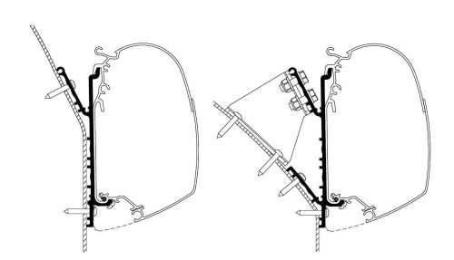 Thule Markisenadapter Knaus Deseo 3,5m - Markisenadapter