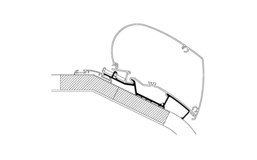 Thule Markisenadapter LMC Liberty TI/TEC 4,5m - Markisenadapter
