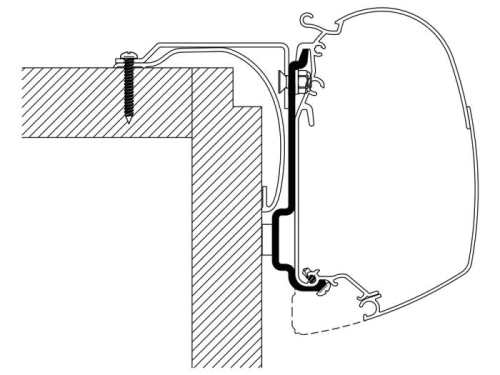 Thule Markisenadapter Laika X Set  - Markisenadapter