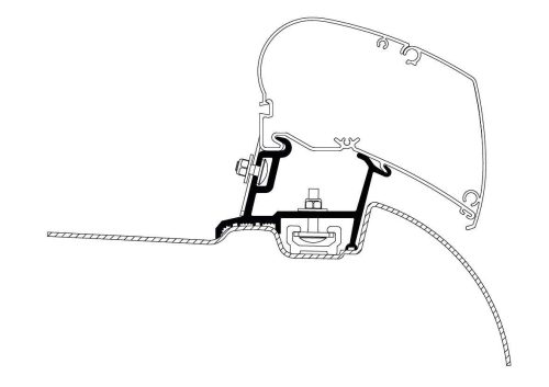 Thule Markisenadapter Mercedes Sprinter/ VW Crafter - Markisenadapter