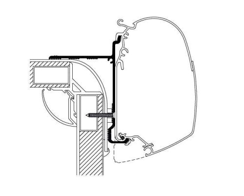 Thule Markisenadapter Pilote Explorateur 4,0m - Markisenadapter