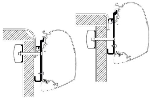 Thule Markisenadapter Rapido 3,0m - Markisenadapter