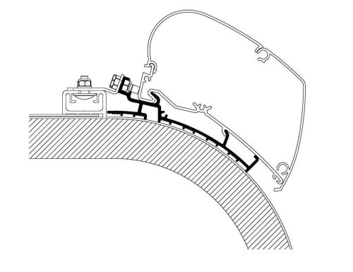 Thule Markisenadapter Rapido Distinction 4.5m - Markisenadapter