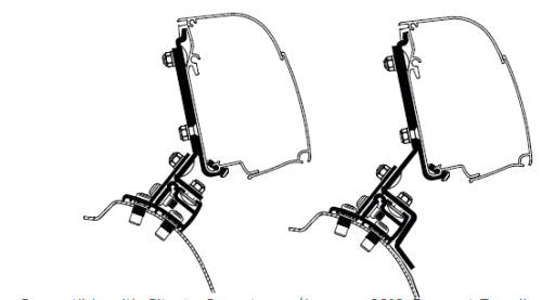 Thule Markisenadapter T 4200 PSA für Thule Omnistor 4200 2,6 m - Markisenadapter