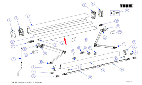Thule Markisentuch - Thule