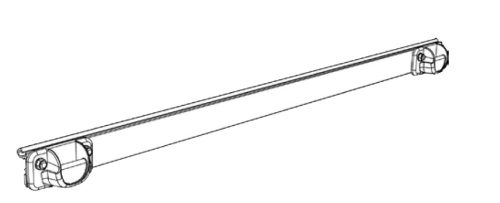 Thule Mounting Rail for Caravan Rail Montageschiene für Fahrradträger  - Ersatzteile Thule Fahrradträger