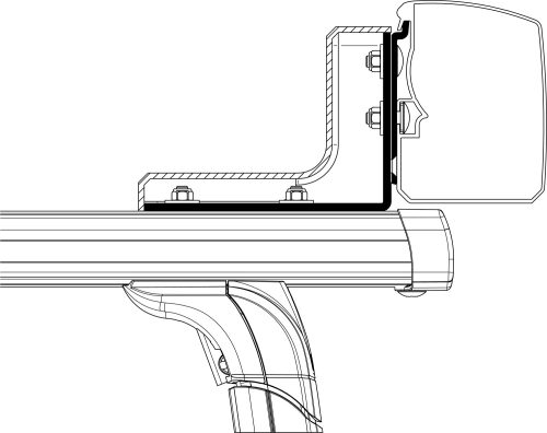 Thule Omnistor 3200 Markisenadapter Roof Rack - Markisenadapter