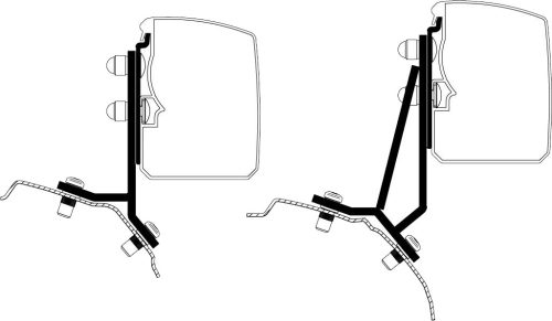 Thule Omnistor 3200 Markisenadpater Ford Transit / Tourneo Custom RHD - Markisenadapter
