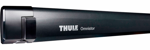 Thule Omnistor 5200 Kassettenmarkise mit Motor Gehäusefarbe Anthrazit Tuchfarbe Mystic Grau 4,5 m - Kassettenmarkisen