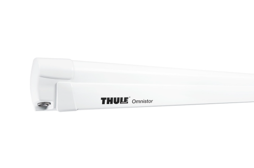 Thule Omnistor 8000 Wandmarkise Gehäusefarbe Weiß Tuchfarbe Uni Grey 4,5 m - Kassettenmarkisen