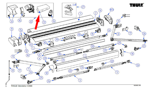 Thule Steuergerät passend zu Typ 6300 - Ersatzteile Fahrzeug
