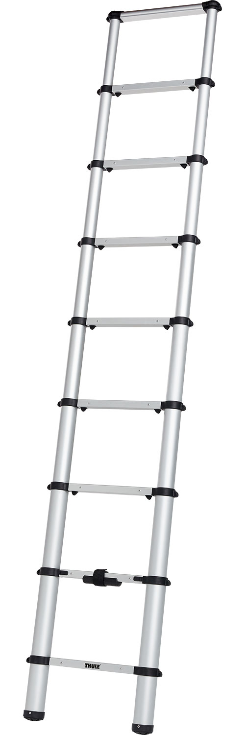 Thule Teleskopleiter für Kastenwagen Inkl. Befestigungsset maximale Länge 2,6 Meter - Leitern