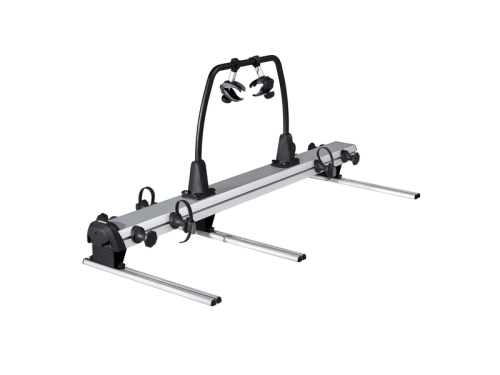 Thule VeloSlide Short Heckgaragen-Fahrradträger 40 x 80 x 180 cm für 2 Fahrräder, E-Bike geeignet - Fahrradträger Heckgarage