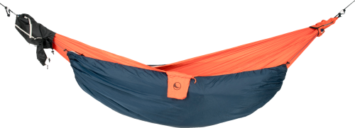 Ticket to the Moon Moonquilt Compact Hängematten Schlafsack 200 x 140 cm blau/orange - Hängematten
