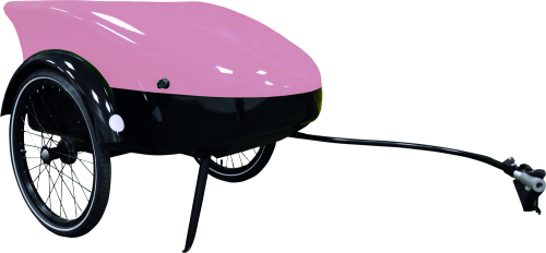 Trailmova TF1 Fahrradanhänger RAL 3015 hellrosa - Outdoor Mobilität