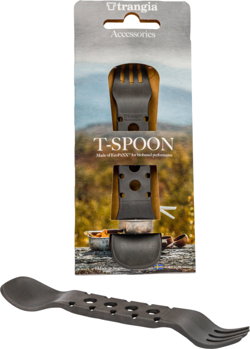 Trangia T-Löffel Göffel schwarz - Trekkinggeschirr