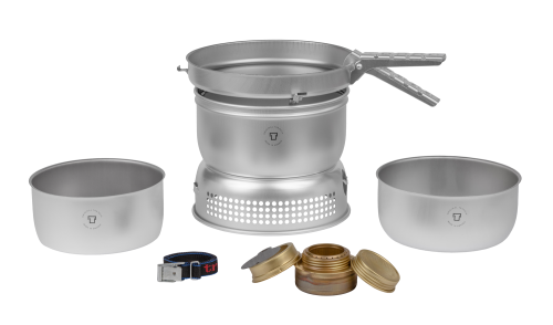 Trangia Trangiakök 25-21 UL / D Campingkochset 3- teilig mit Spiritusbrenner Set 3 - Spirituskocher