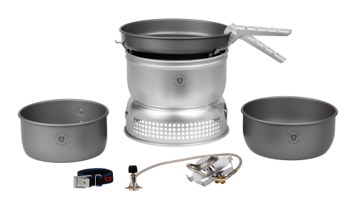 Trangia Trangiakök 25 - 7 UL/HA Campingkochset 3- teilig mit Gasbrenner Set 6 - Gaskocher