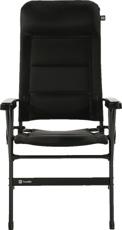 Travellife Barletta Campingstuhl Comfort Klappbar L Black - Faltstühle