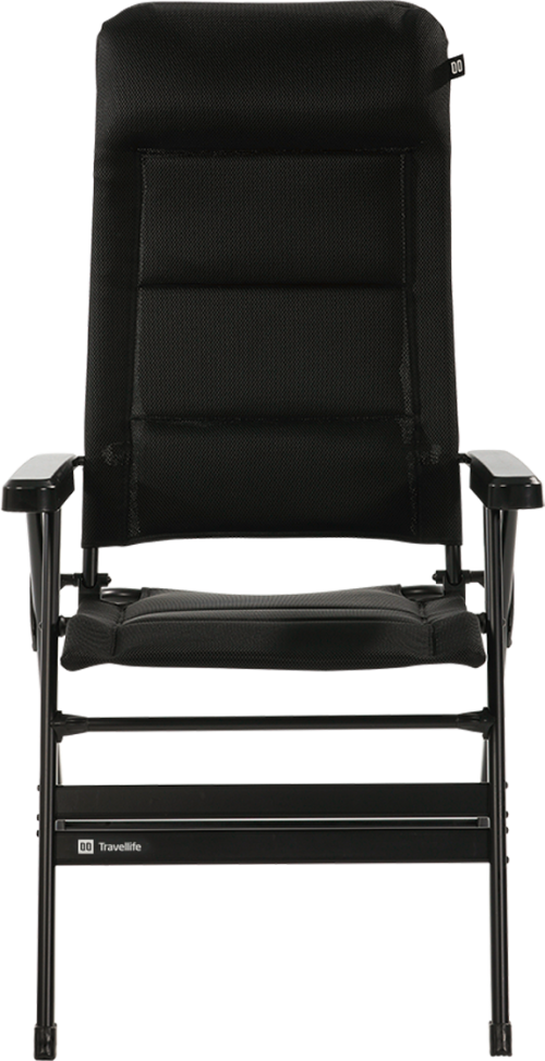 Travellife Barletta Campingstuhl Comfort Klappbar XL Black - Faltstühle