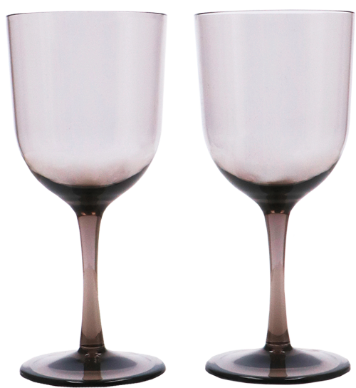 Travellife Feria Weinglas Kunststoff 2 Stück smokey - Gläser