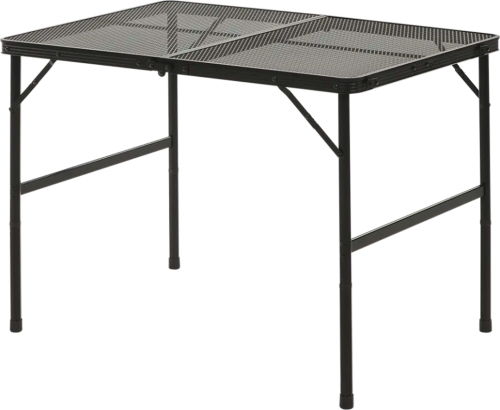 Travellife Greccio Campingtisch Klappbar Mesh Schwarz 90 x 60 cm - Klapptische