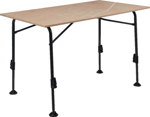 Travellife Mirano Exteriolit Campingtisch Klappbar Taupe Marble 80 x 60 cm - Klapptische