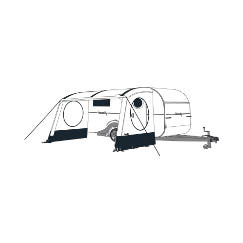 Travellife Seitwenwand für Travellife Suncanopy - Markisenvorzelte & Wände