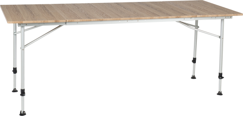 Travellife Sorrento Tisch ausziehbar 100/140/180cm braun - Klapptische