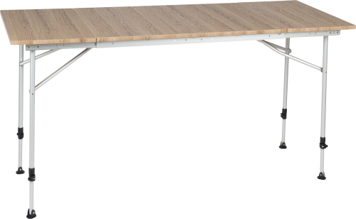 Travellife Sorrento Tisch ausziehbar 80/110/140cm braun - Klapptische