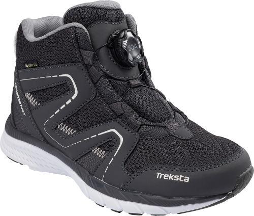 Treksta Oxxy Mid Boa GTX Kinderschuhe grau/weiß hellgrau 28 - Kinderschuhe