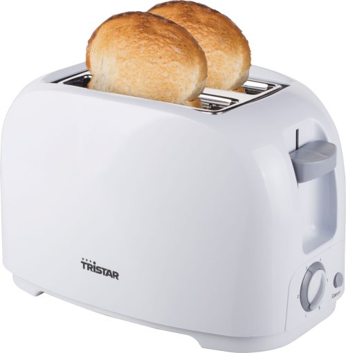 Tristar BR-1013 Toaster mit Brötchenaufsatz Weiß 800 W - Campingtoaster