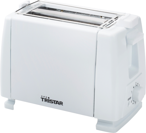 Tristar Toaster mit 6 Stufen inklusive Brötchenaufsatz weiß 650 W Standard - Campingtoaster