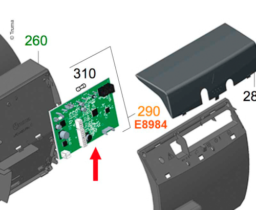 Truma Elektronik Combi 6 / 6 E - Ersatzteile Fahrzeug