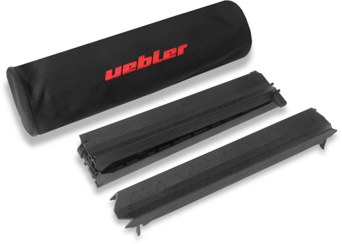 Uebler Auffahrschiene mit Überfahrschiene Fahrradträger Zubehör faltbar mit Tasche - Fahrradträger-Zubehör