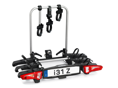 Uebler i31 Z Kupplungsträger für 3 Fahrräder auf der Anhängerkupplung, E-Bike geeignet - Fahrradträger für Anhängerkupplungen