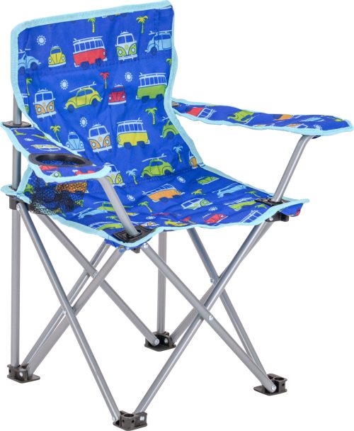 VW Collection T1 Bulli Campingstuhl für Kinder Blau - Kinderstühle