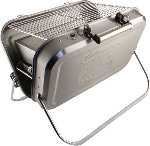 VW Collection T1 Bulli Edelstahl Holzkohle-Koffergrill - Holzkohlegrills