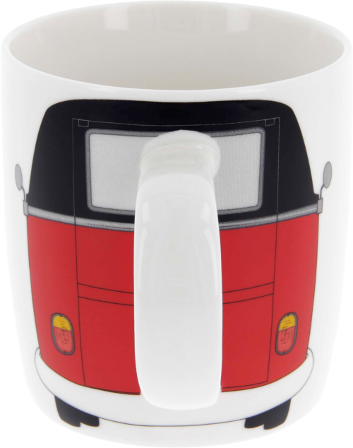 VW Collection T1 Bulli Kaffeetasse 370 ml Rot schwarz - Becher & Tassen