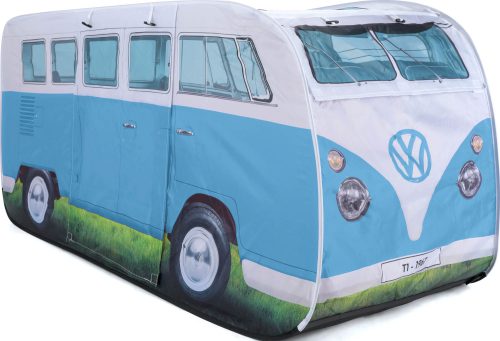 VW Collection T1 Bulli Kinder Pop-Up-Spielzelt blau für 1 Person - Tunnelzelte