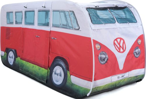 VW Collection T1 Bulli Kinder Pop-Up-Spielzelt rot für 1 Person - Tunnelzelte