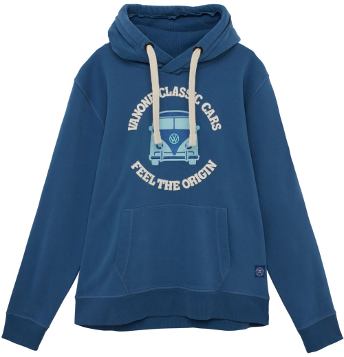 Van One Bulli Freundschaft Unisex Hoodie blau XXXL - Damenshirts, -blusen & -pullover von Van One Classic Cars