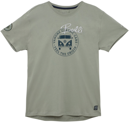 Van One Bulli Freundschaft Unisex T-Shirt hellgrün L - Herrenshirts, -hemden & -pullover von Van One Classic Cars