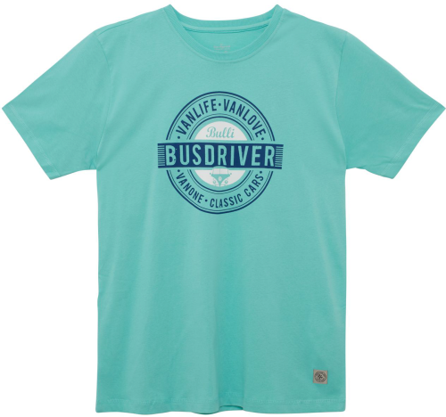 Van One Busdriver Herren T-Shirt türkis XXXL - Herrenshirts, -hemden & -pullover von Van One Classic Cars