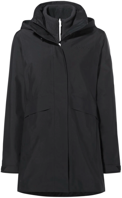 Vaude Idris IV 3in1 Damen Parka schwarz 36 - Damenjacken