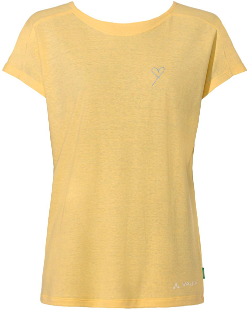 Vaude Neyland Damen T-Shirt gelb 40 - Damenshirts, -blusen & -pullover