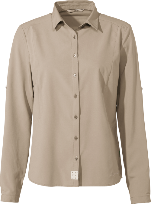 Vaude Rosemoor Damen Trekkingbluse  beige 38 - Damenshirts, -blusen & -pullover