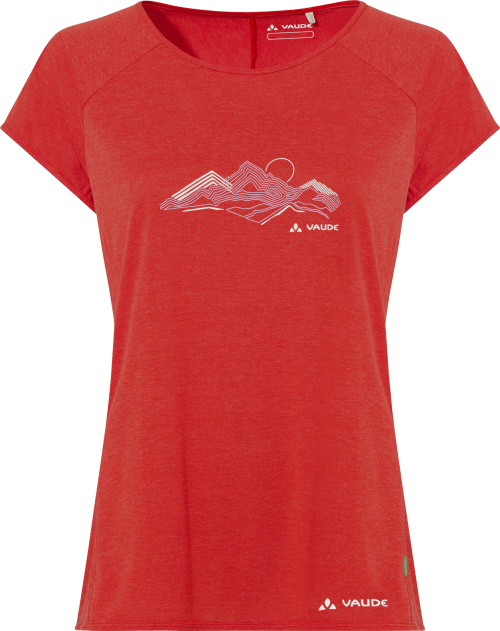 Vaude Tekoa II Damen Funktionsshirt rot 44 - Damenshirts, -blusen & -pullover