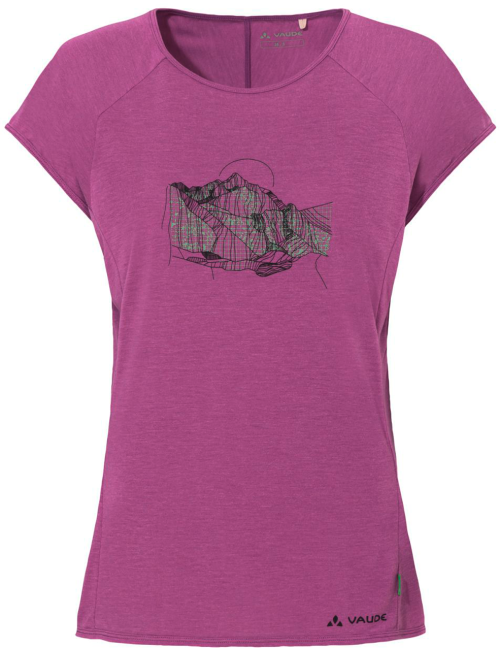 Vaude Tekoa II Damen T-Shirt lila 36 - Damenshirts, -blusen & -pullover